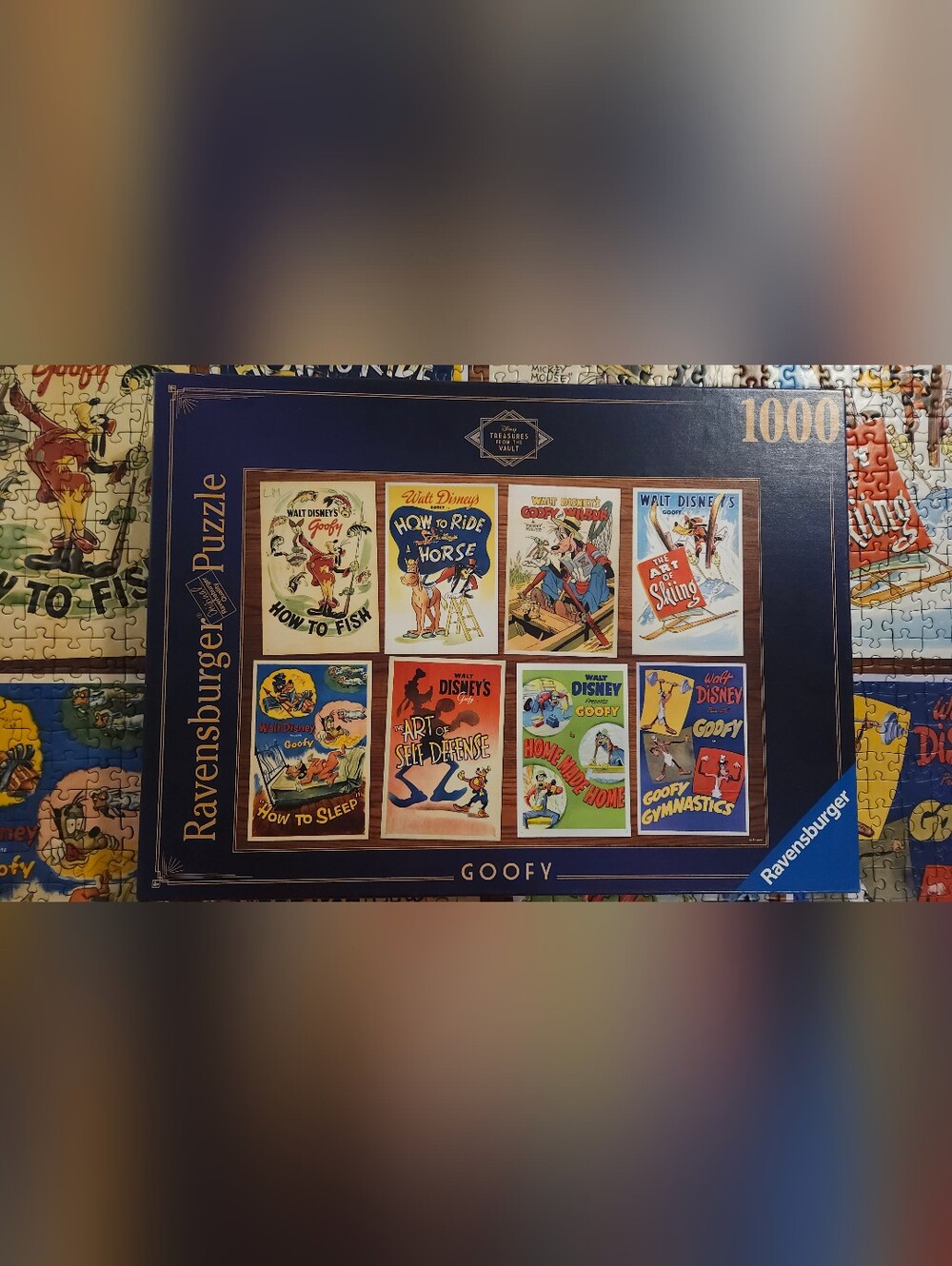 Ravensburger Disney Goofy Treasures From The Vault 1000 Piece